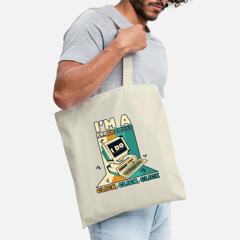 Je suis un programmeur Click Software Engineer Coder Sac en tissu