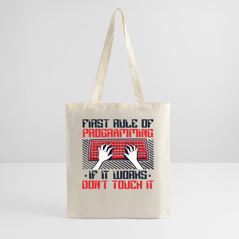 If It Works Don't Touch It Developer Coder Tote Bag