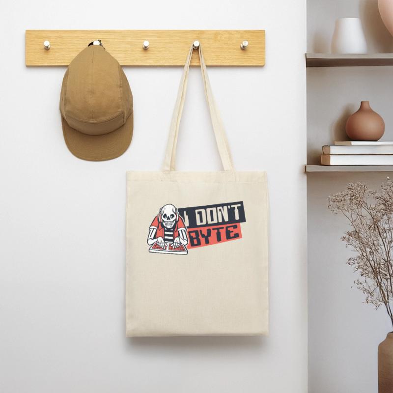 I Don't Byte Software Engineer Developer Coder Tote Bag