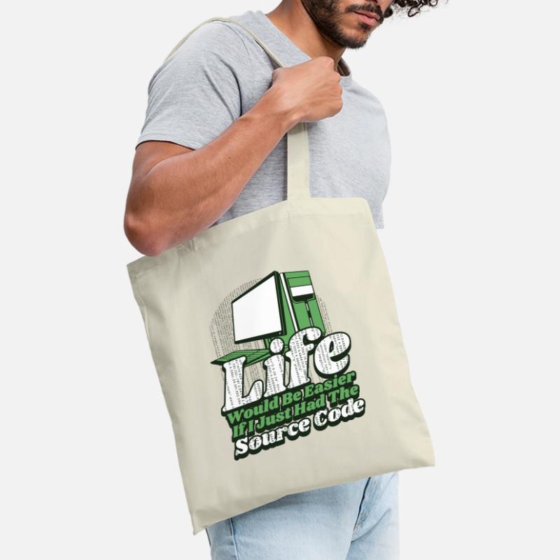 Life Would Be Easier Developer Coder Programmierer Stoffbeutel