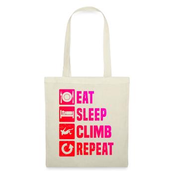 Klettern Climber Boulder Bouldern Climbing - Stoffbeutel - Natur - Vorne