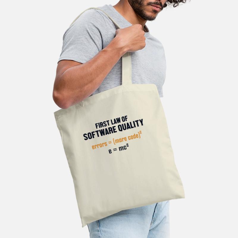 First Law of Software Quality Developer Coder Tote Bag