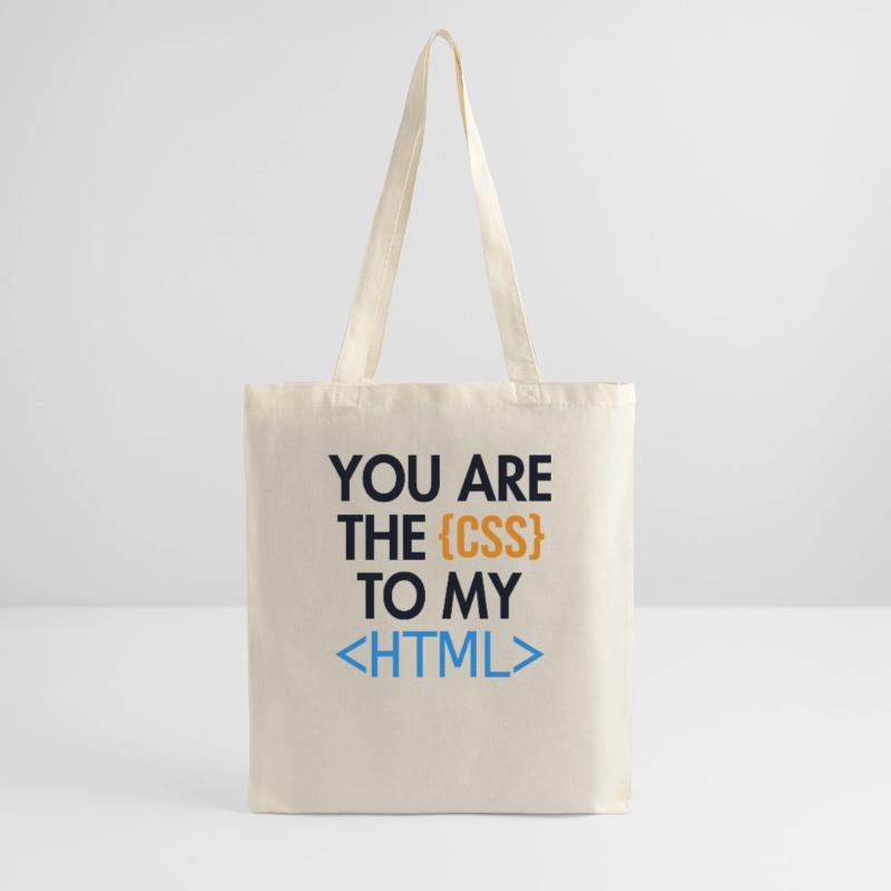 Vous êtes le CSS de mon HTML Developer Coder Sac en tissu