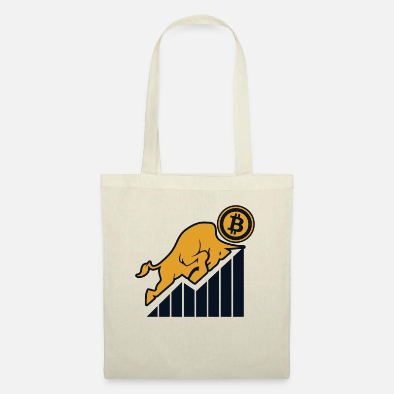 Blockchain Crypto Kryptowährung Crypto Trader - Stoffbeutel - Natur