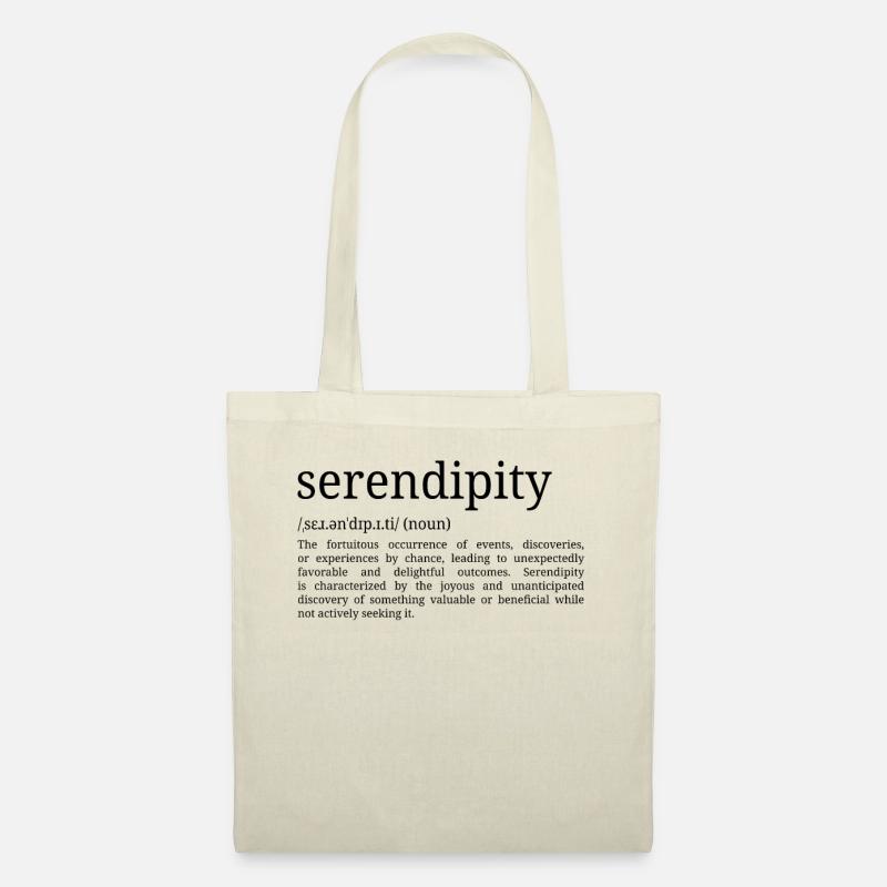 Serendipity - Dictionary Definition - Tote Bag - nature