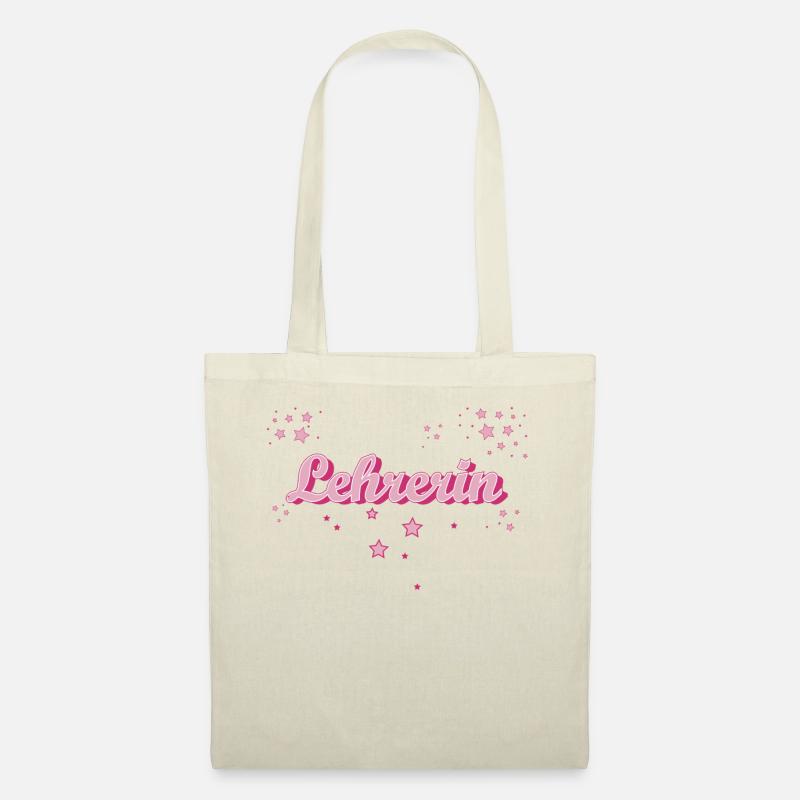 Schule Abschluss-Geschenk Lehrerin - Stoffbeutel - Natur