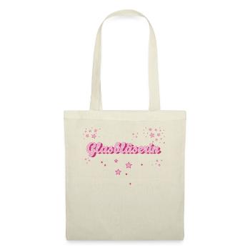 Glaserei Abschluss-Geschenk Glasbläserin - Stoffbeutel - Natur - Vorne