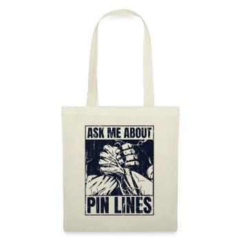 Ask Me About Pin Lines Hand Wrestling Exercise - Tote Bag - nature - Front