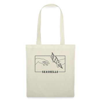 Michelangelo Creation of Adam Seashells Seashell - Tote Bag - nature - Front