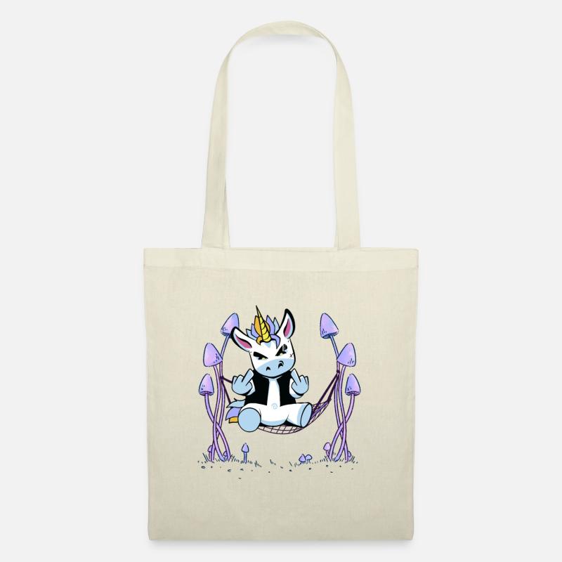 Einhörner Einhorn Hängematte - Stoffbeutel - Natur