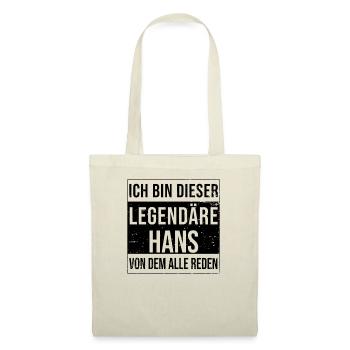 Je suis cette légende pour Hans - Sac en tissu - nature - Devant