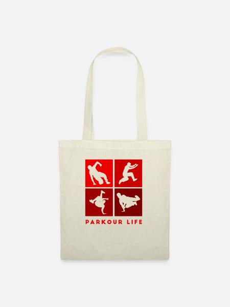 Parkour-Life Freerunning Freerunner - Stoffbeutel - Natur