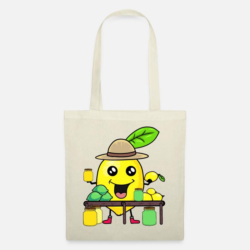 Zitrone Lemonen Saftladen Zitrone Sommer Obst - Stoffbeutel - Natur