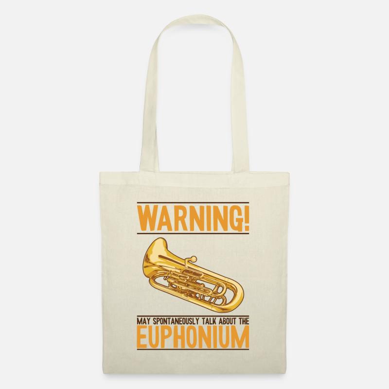 Kann spontan über Euphonium Euphonist sprechen - Stoffbeutel - Natur