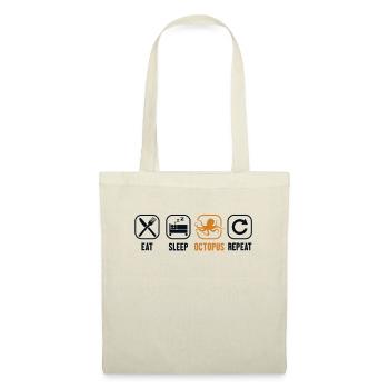 Eat Sleep Octopus Repeat Octopodes Octopoda Lover - Tote Bag - nature - Front
