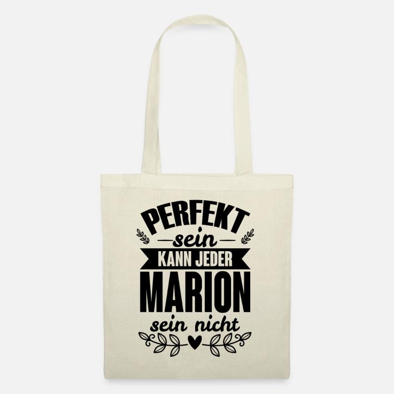 Marion - Perfekt Sein Kann Jeder Marion Nicht - Stoffbeutel - Natur