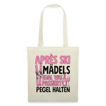 Les filles d’après-ski peu importe ce qui se passe Maintenir les niveaux - Sac en tissu - nature - Devant