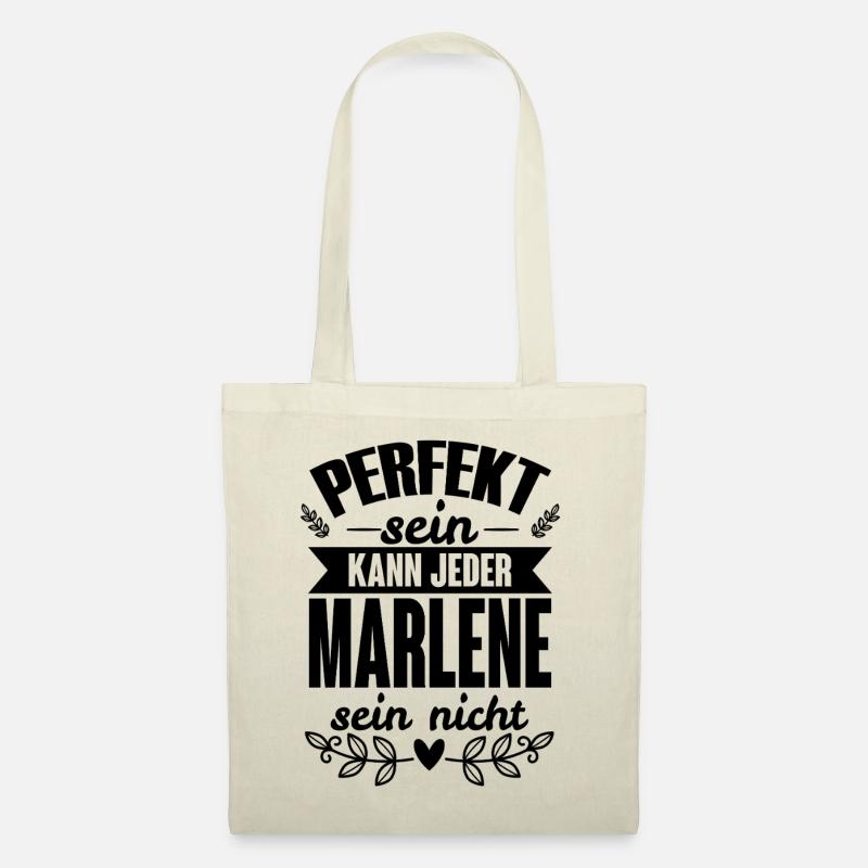 Marlene - Perfekt Sein Kann Jeder Marlene Nicht - Stoffbeutel - Natur