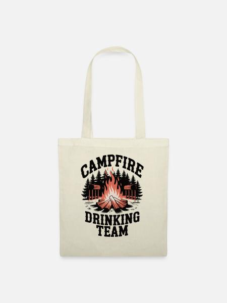 Campfire Drinking Team - Stoffbeutel - Natur