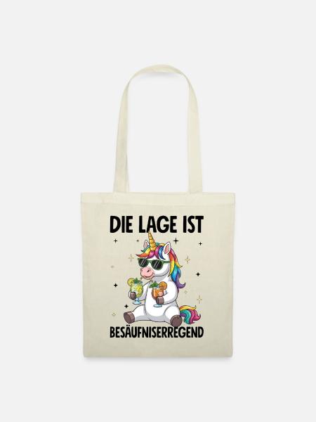 Die Lage Ist Besäufniserregend - Stoffbeutel - Natur
