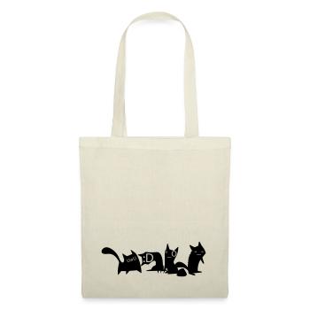 nerdy lolcats - Stoffbeutel - Natur - Vorne