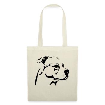 American Staffordshire Terrier head - Tote Bag - nature - Front