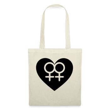 Lesbian Love - Sac en tissu - nature - Devant