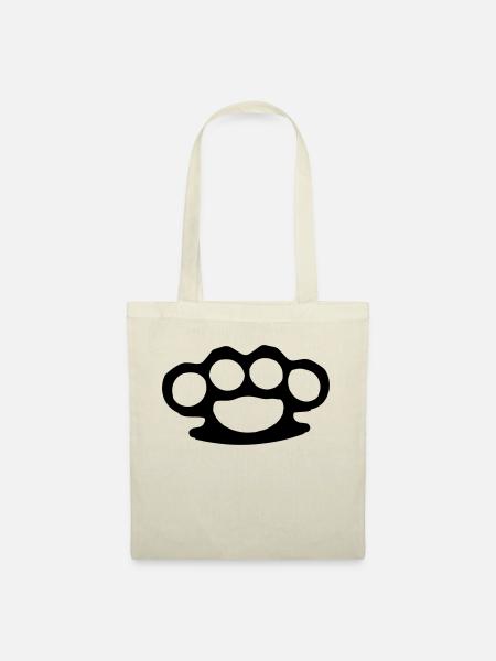 knuckle duster - Stoffbeutel - Natur