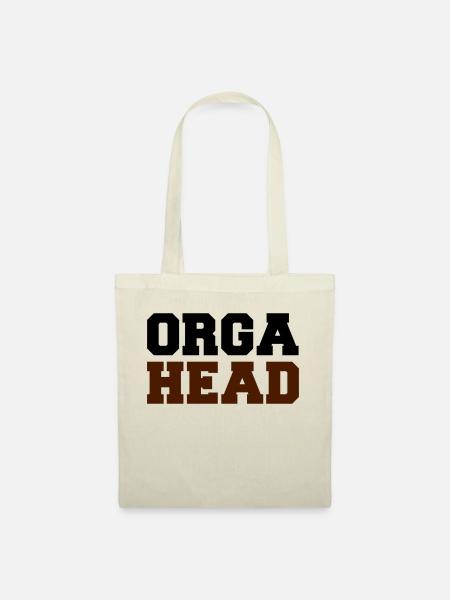 orga-head - Stoffbeutel - Natur