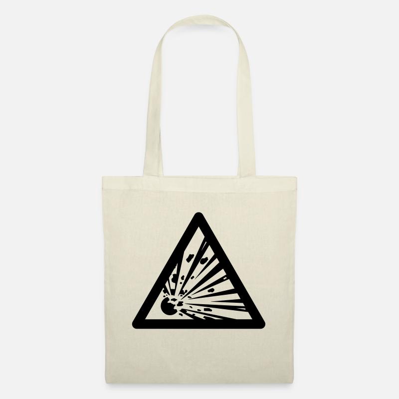 Symbole de danger - Explosifs - Sac en tissu - nature