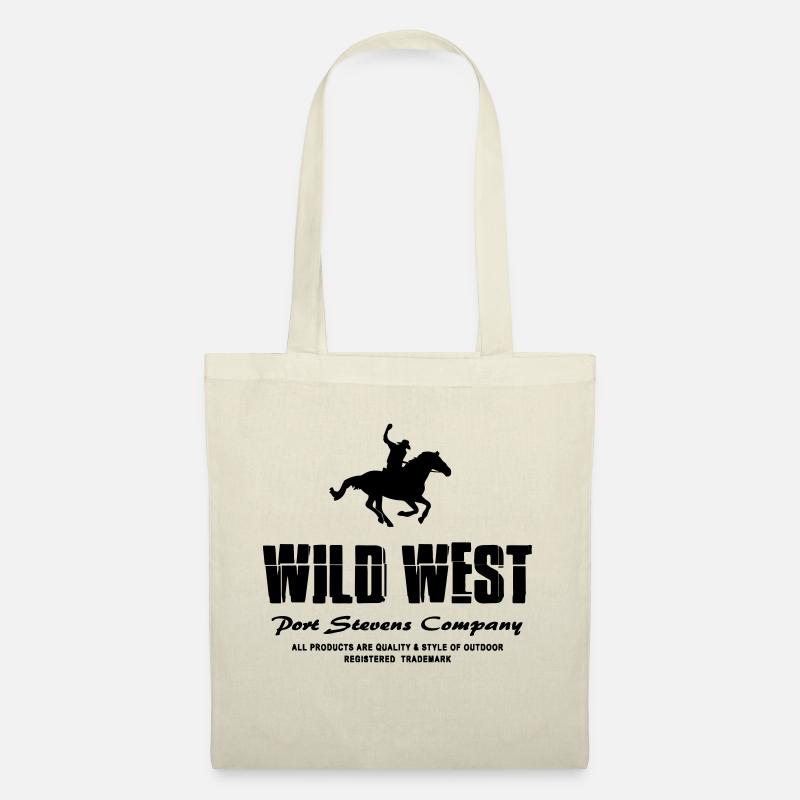 Western Riding - Westernreiten - Stoffbeutel - Natur
