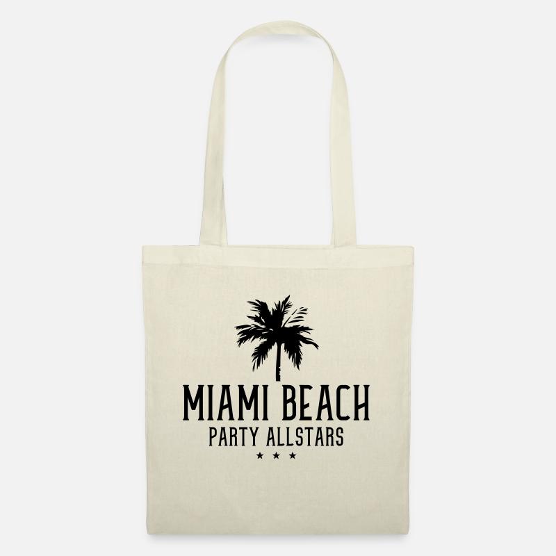 miami beach party allstars - Stoffbeutel - Natur