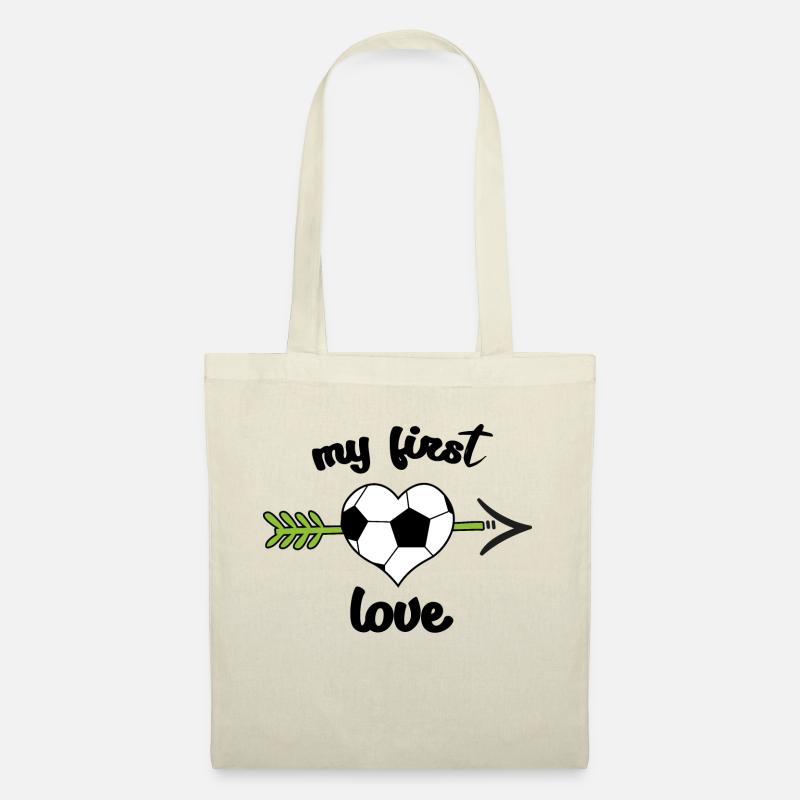 Fussball - Stoffbeutel - Natur