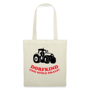 Dorfkind und stolz drauf! - Stoffbeutel - Natur - Vorne