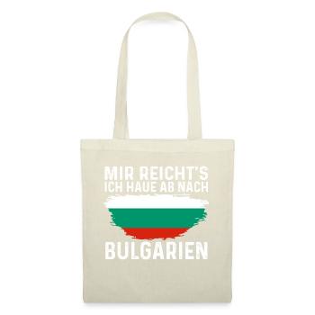 Balkan Bulgarien Bulgare Bulgarisches - Stoffbeutel - Natur - Vorne