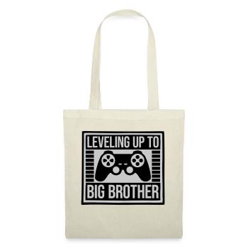 Leveling up big brother - Stoffbeutel - Natur - Vorne