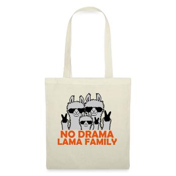 No drama Llama family - Tote Bag - nature - Front