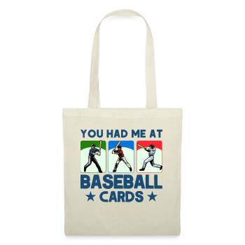 Carte de baseball Collection de cartes de sport Cadeau - Sac en tissu - nature - Devant