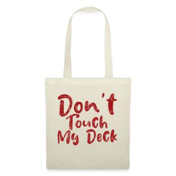 Ne touchez pas à mon deck 3 - Sac en tissu - nature - Devant