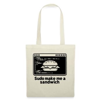 Sudo Fais-moi un sandwich - Sac en tissu - nature - Devant