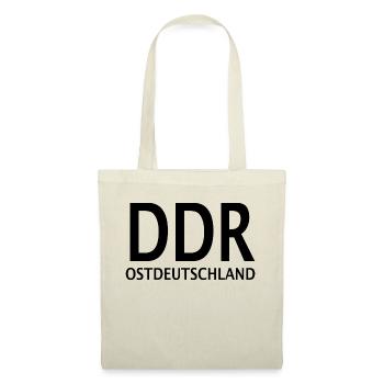 DDR Osten Ostdeutschland Geschenk - Stoffbeutel - Natur - Vorne