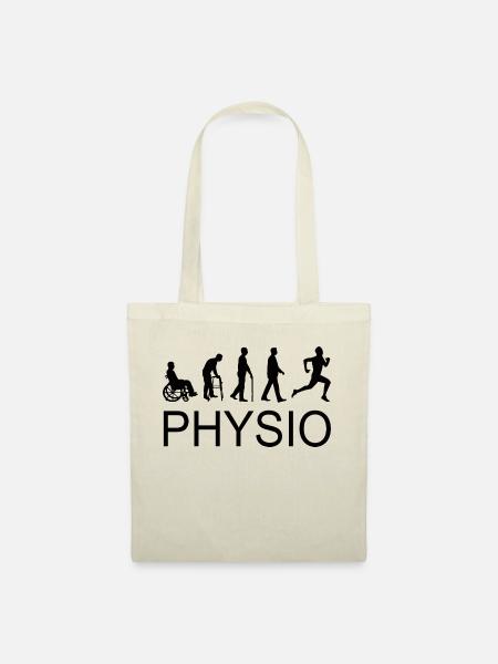 physio schwarz - Stoffbeutel - Natur