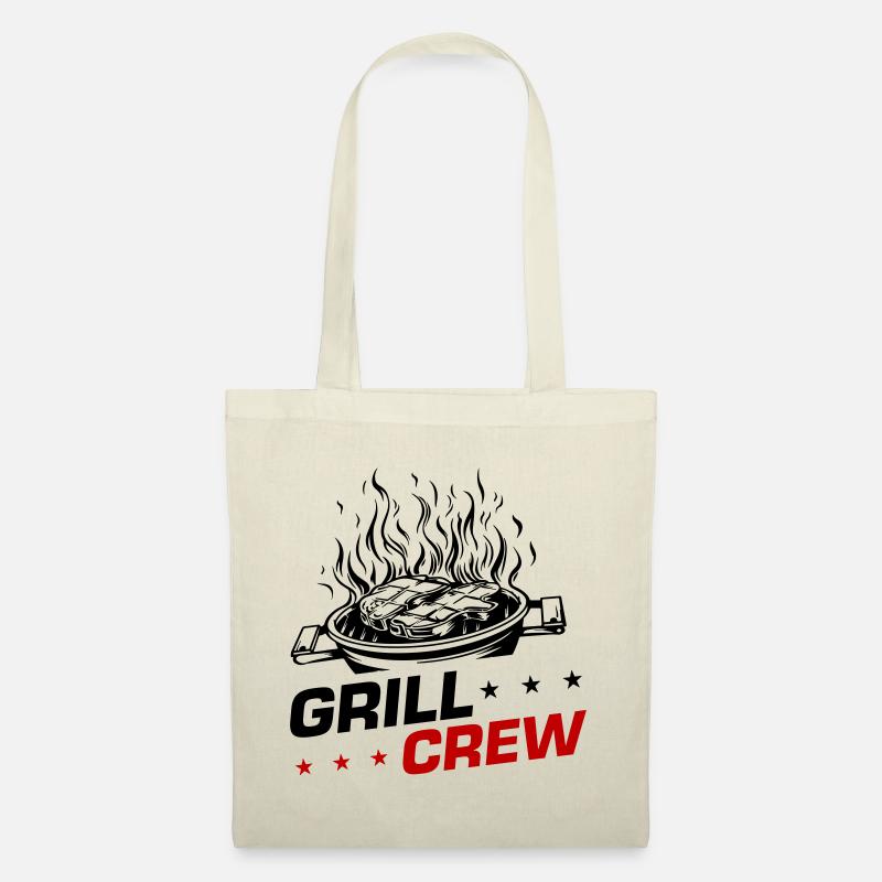 Grill Crew Grillen - Stoffbeutel - Natur