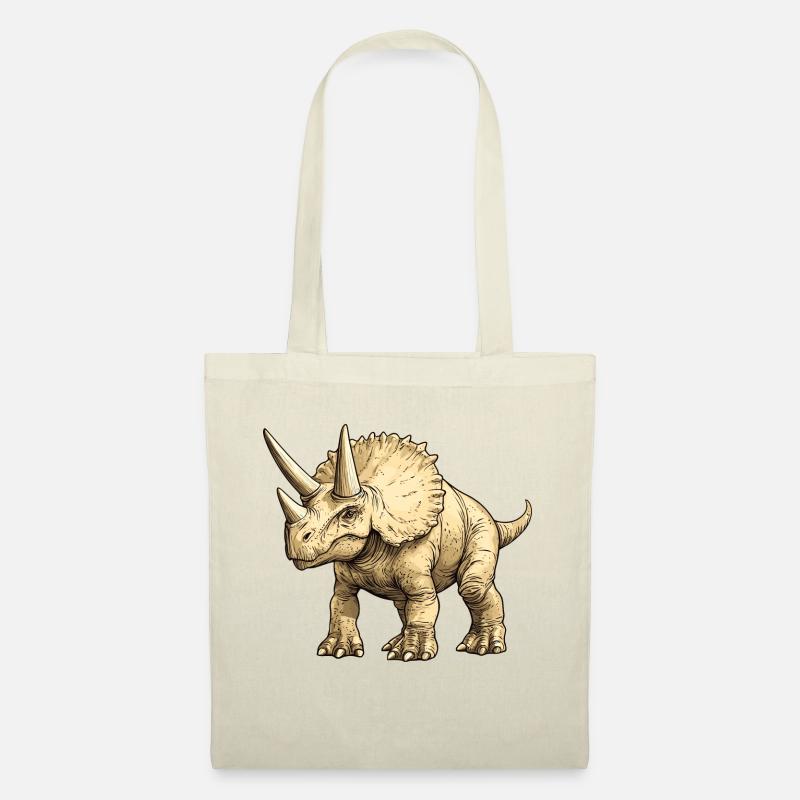 Triceratops - Stoffbeutel - Natur