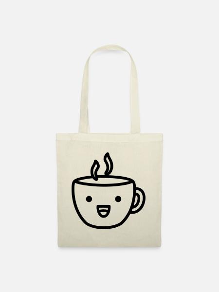 Kaffeebecher - Stoffbeutel - Natur