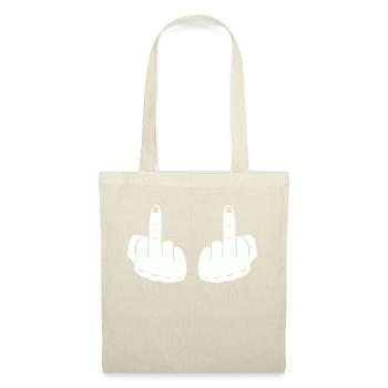 mains du majeur - Sac en tissu - nature - Devant