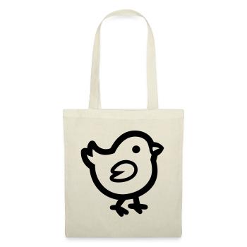 poussin - Sac en tissu - nature - Devant