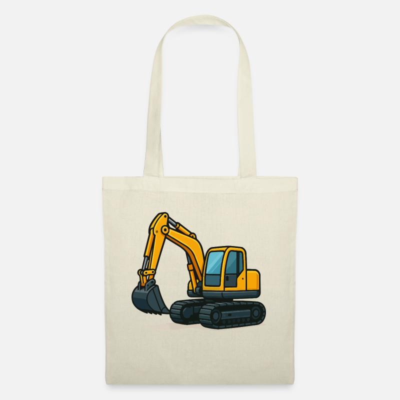 bagger comic - Stoffbeutel - Natur