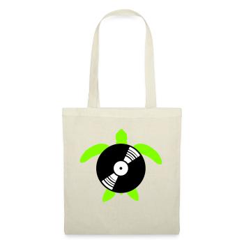 Water Turtle Vinyl Record Music DJ Club - Tote Bag - nature - Front