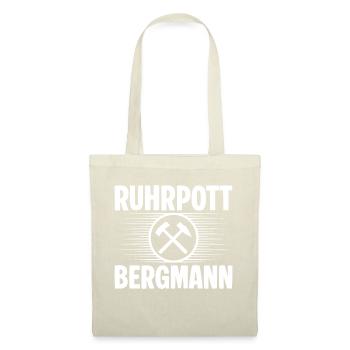 Ruhrpott Bergmann - Stoffbeutel - Natur - Vorne